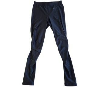 NIKE Pro Elite Compression Tights Mens Large Black Track Field Speedsuit Pants